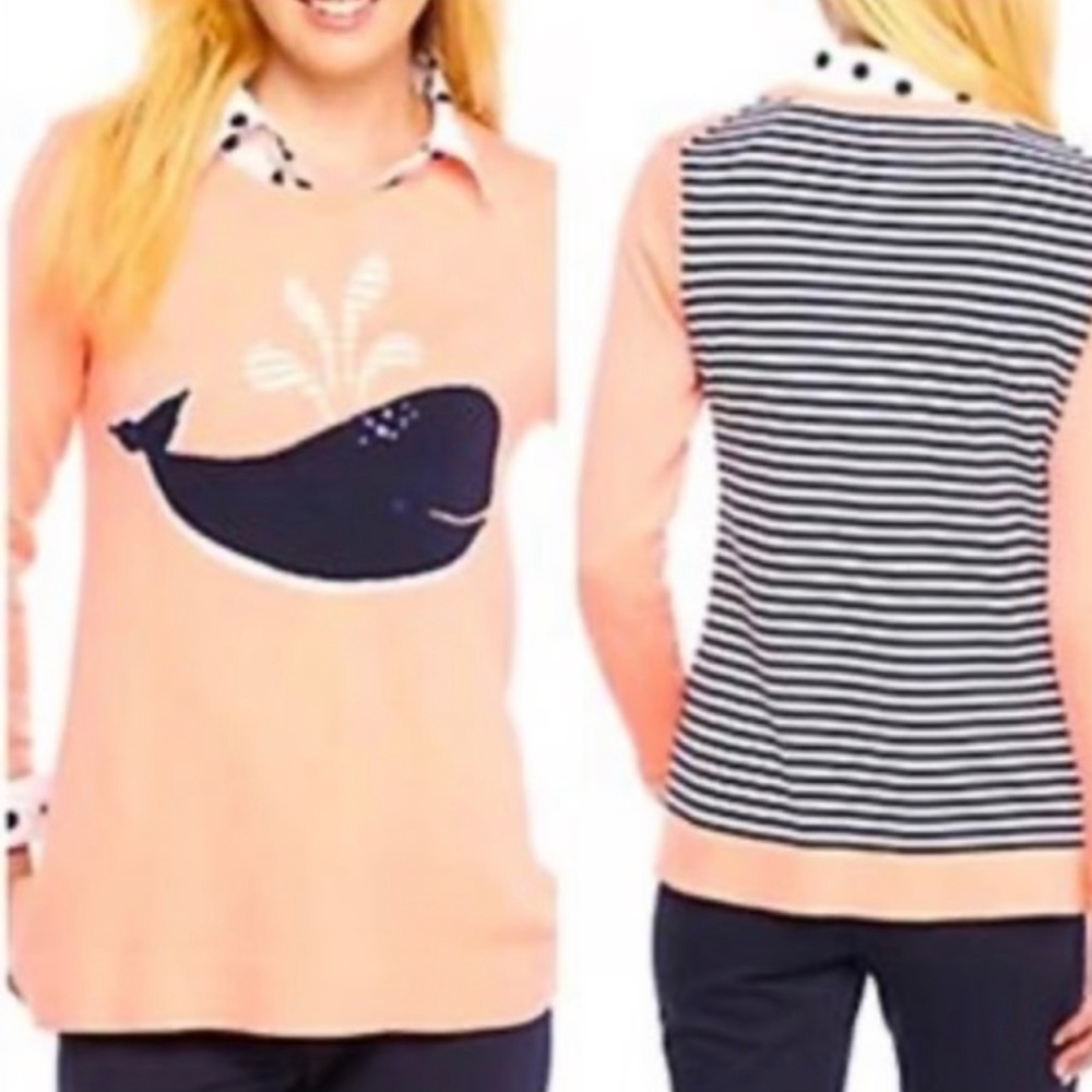 Nwt nautical Crown and ivy nwt whale long sleeve